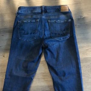 AE dark wash jeans
